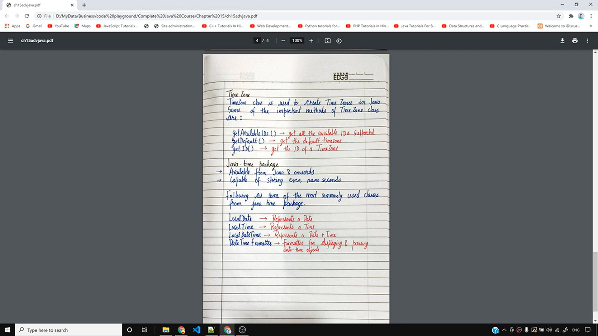 'Video thumbnail for DateTimeFormatter in Java'