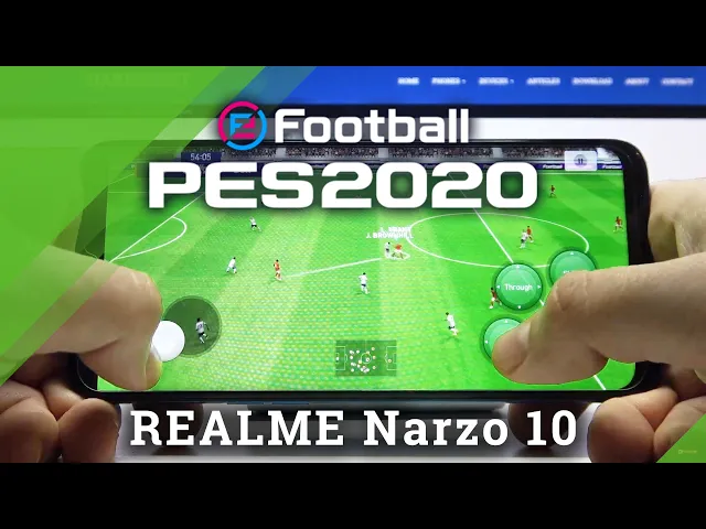 Video thumbnail for Pro Evolution Soccer Gaming Checkup on Realme Narzo 10 – PES Mobile Gameplay