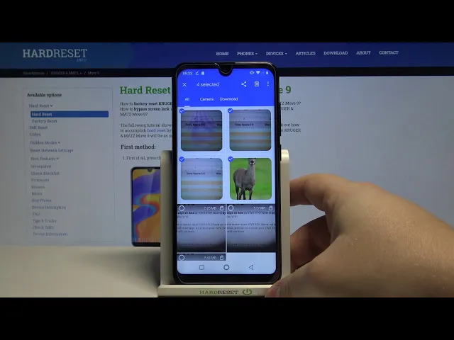 Video thumbnail for How to Transfer Files on KRUGER & Matz Move 9 – Move Files