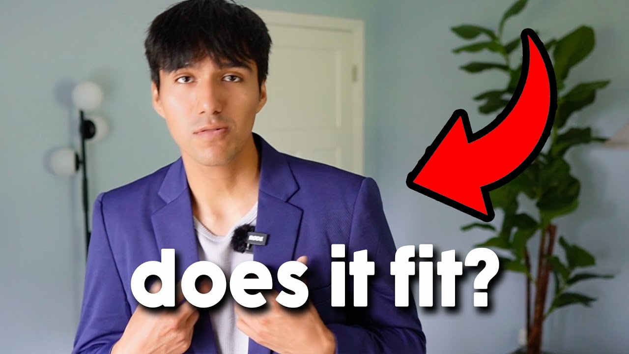 Video thumbnail for Coofandy Blazer Jacket Fit Test