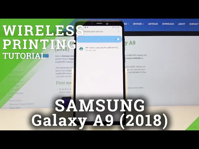 Video thumbnail for How to Pair SAMSUNG Galaxy A9 2018 with Printer - Connect Android with Printer