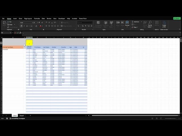 Video thumbnail for Excel Tips - Combine First and Last Name using Textjoin Function -