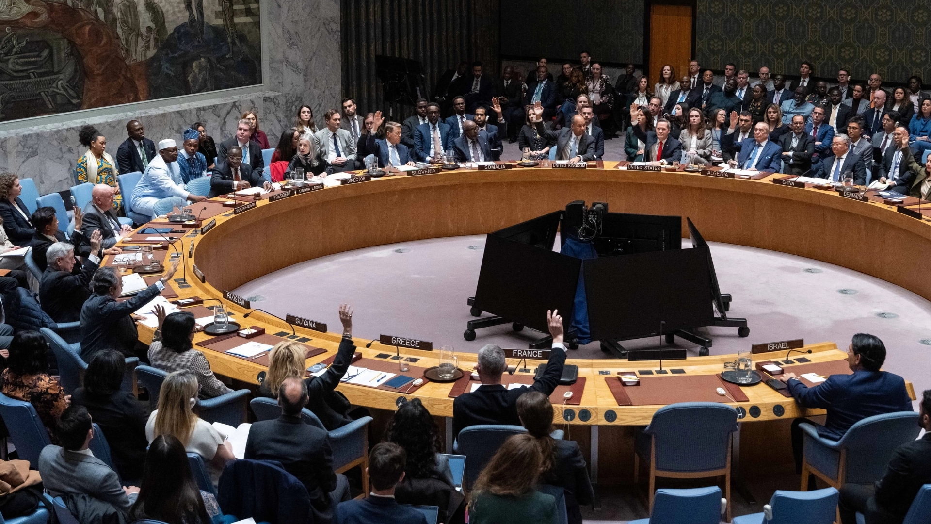 Video thumbnail for UN Security Council challenges: Several members of the Council are in conflicts