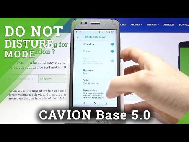 Video thumbnail for How to Enable Do Not Disturb Mode in CAVION Base 5.0 – Make Device Silent