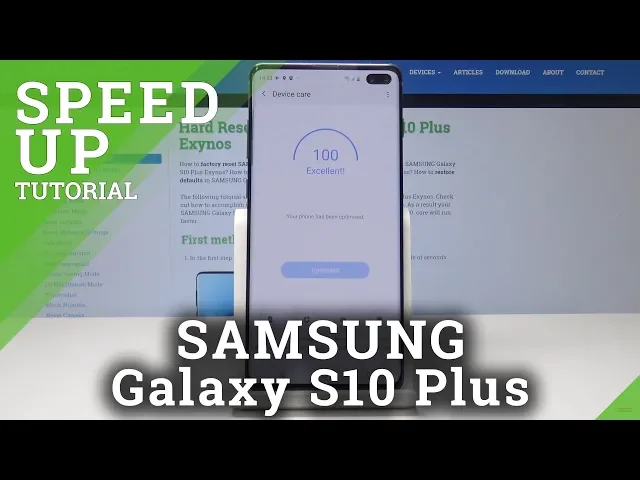 Video thumbnail for How to Speed Up Samsung Galaxy S10 Plus - Speed Up Process/ Configuration