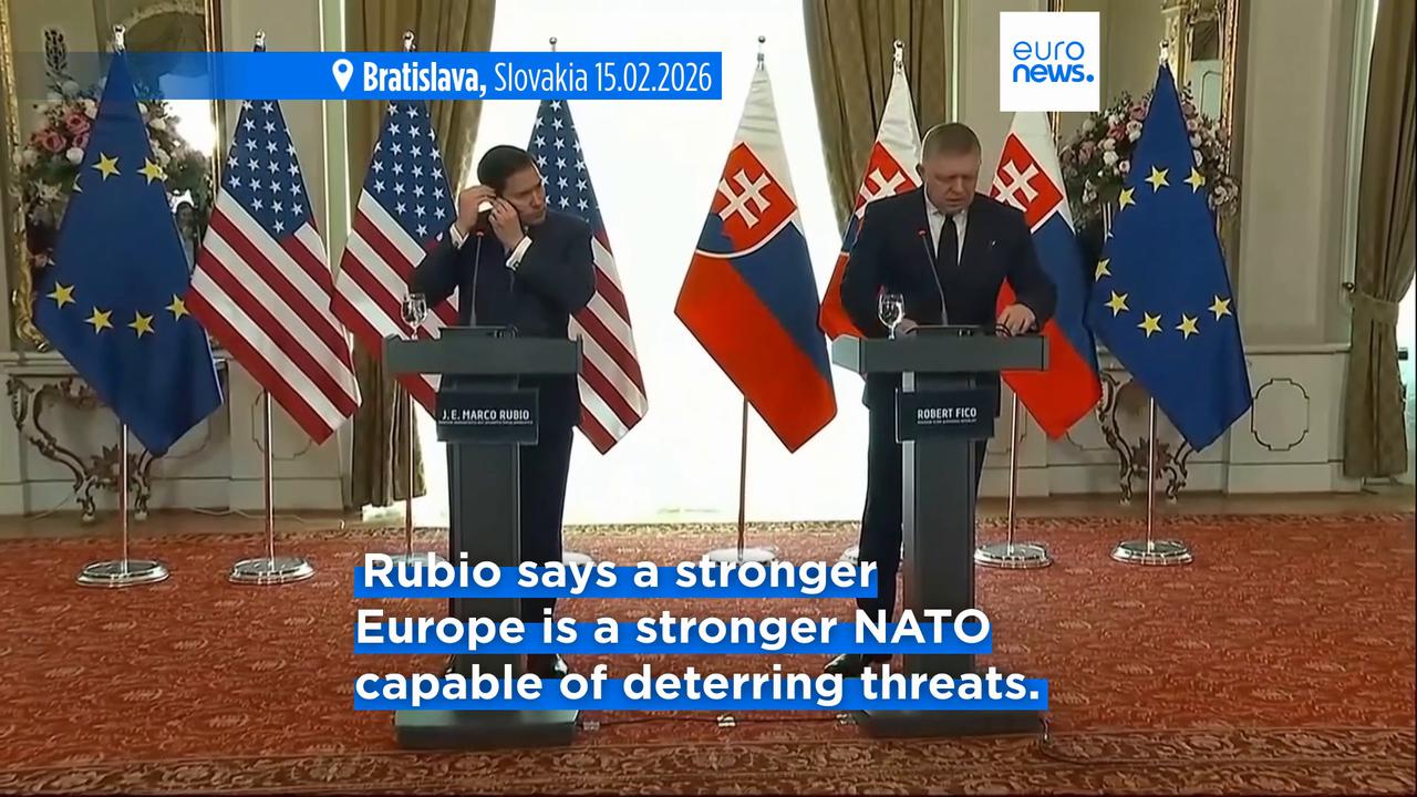 Video thumbnail for 'Washington does not need vassals, but strong partners,' Rubio tells Europe