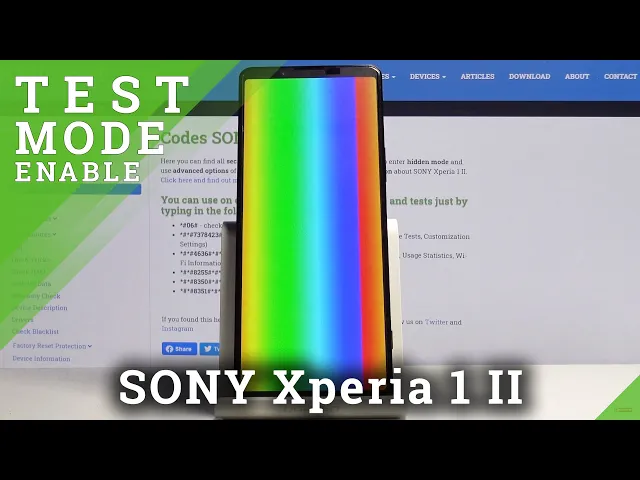 Video thumbnail for How to Open Test Mode in SONY Xperia 1 II – Enter Service Mode