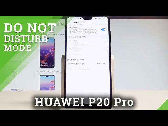Video thumbnail for How to Enable Do Not Disturb in HUAWEI P20 Pro - DND Settings |HardReset.Info