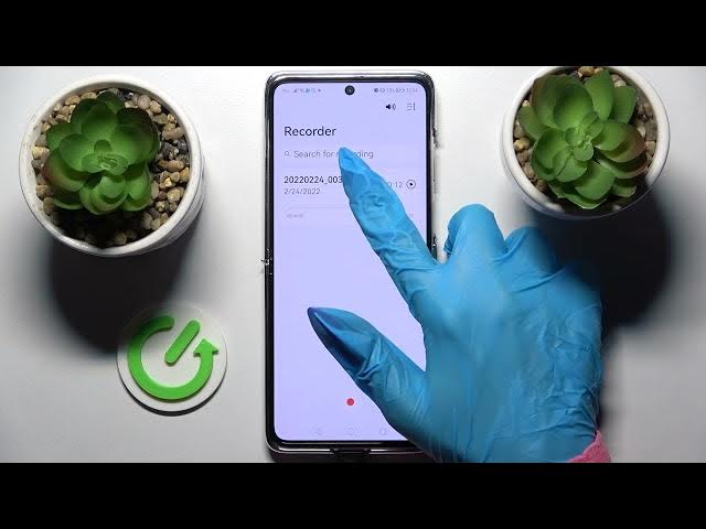 Video thumbnail for How to Record Sounds – Use Voice Recorder App on HUAWEI P50 Pocket