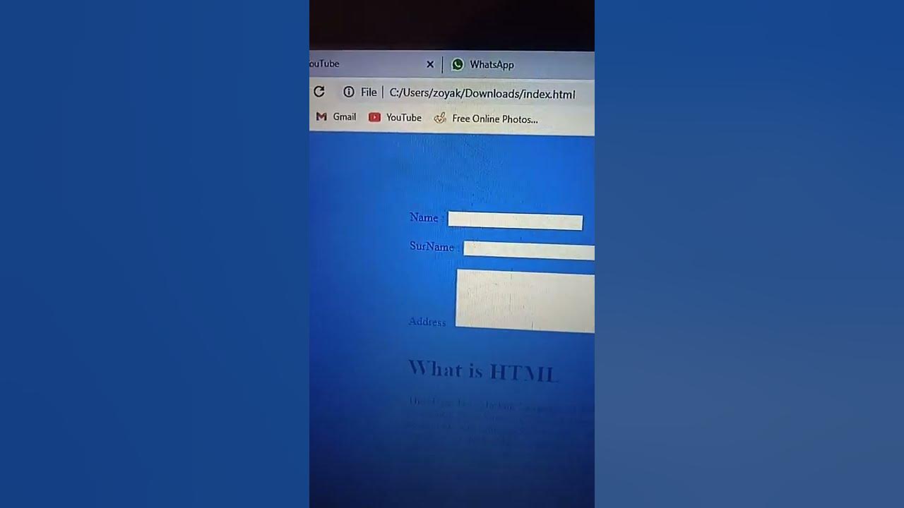 'Video thumbnail for #short How to change background colour in HTML ,CSS very easy method 😀😀.'