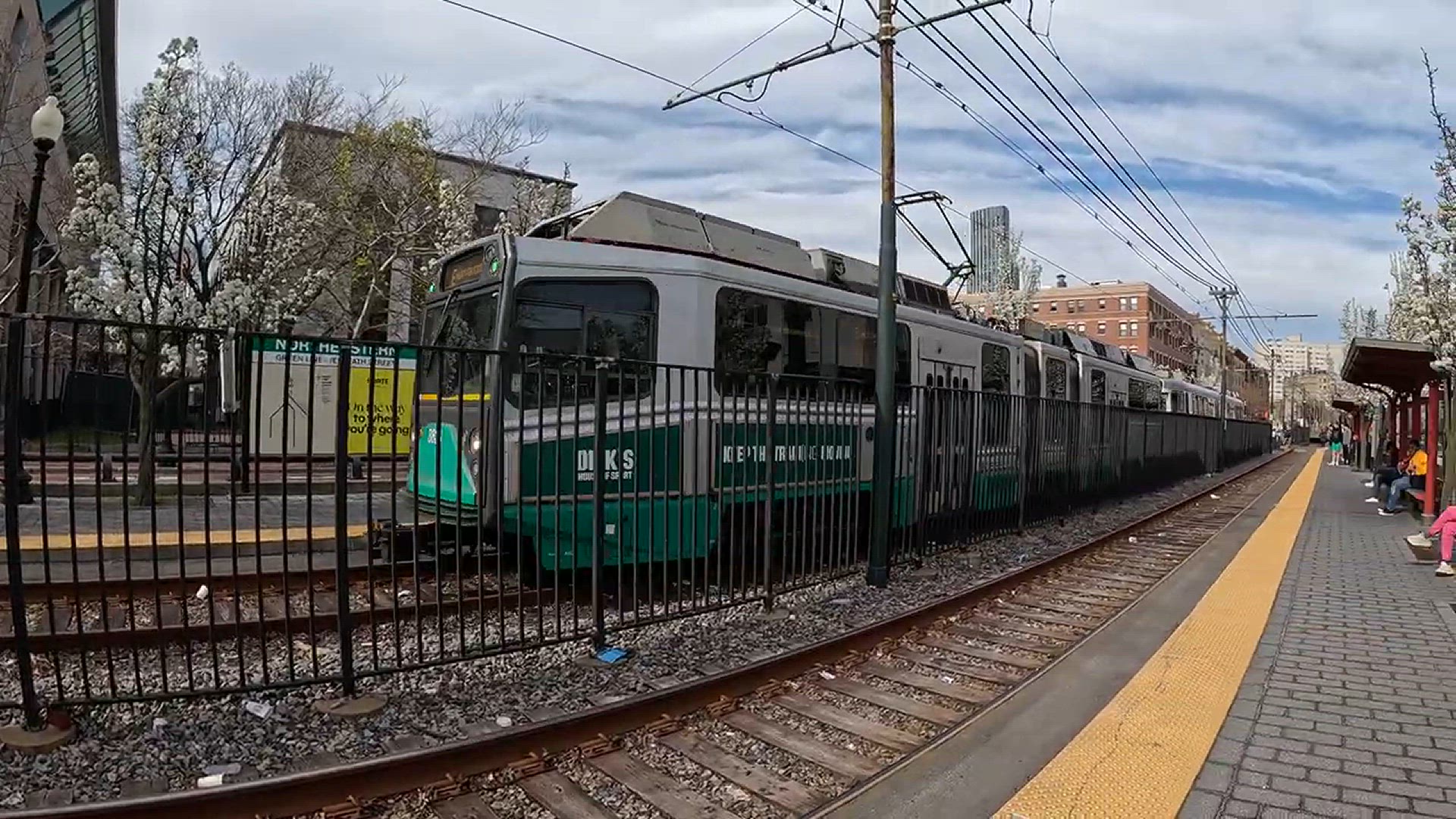 'Video thumbnail for 🚆🟩An Inside Look at a Boston Trolley and NORTHEASTERN University in Boston'