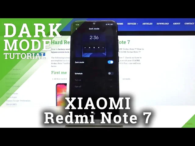 Video thumbnail for How to Activate Dark Mode in XIAOMI Redmi Note 7 – Dark Colors