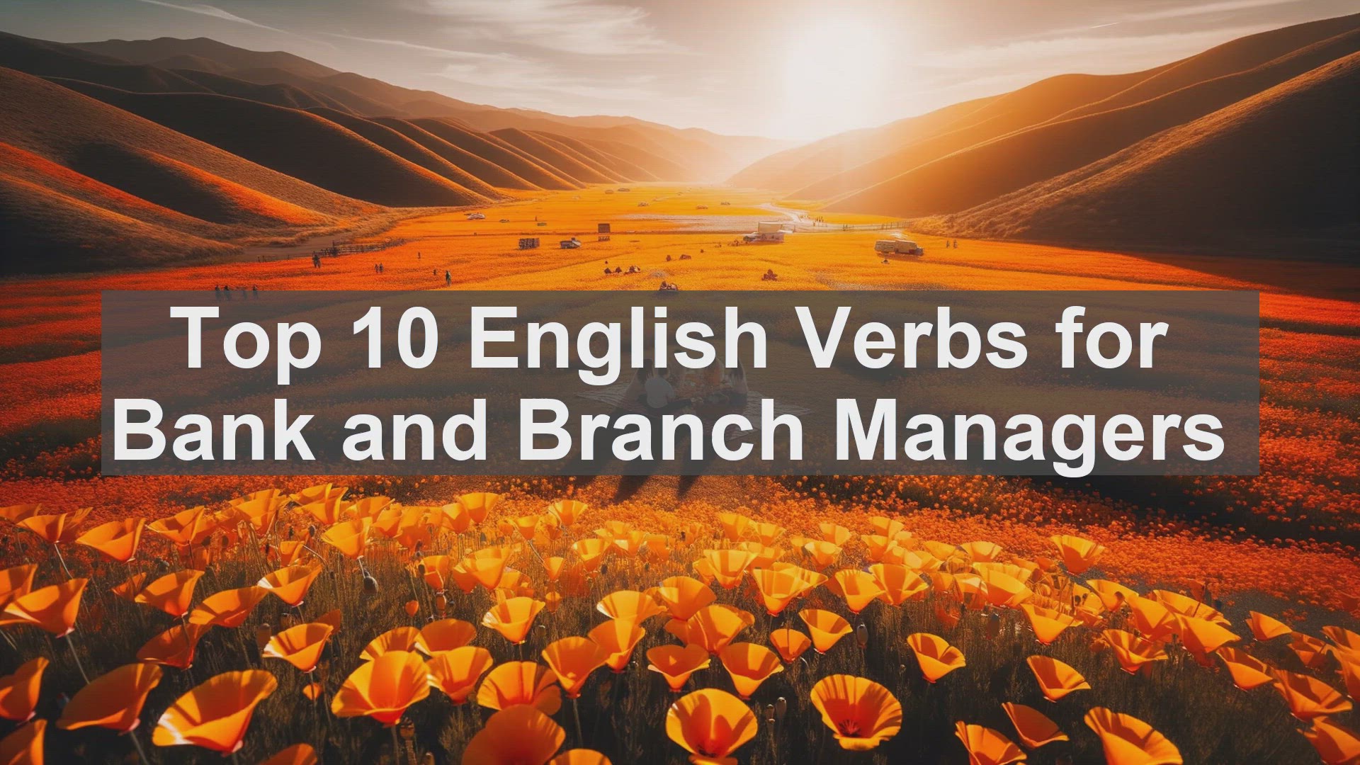 'Video thumbnail for Top 10 English Verbs for Bank and Branch Managers'