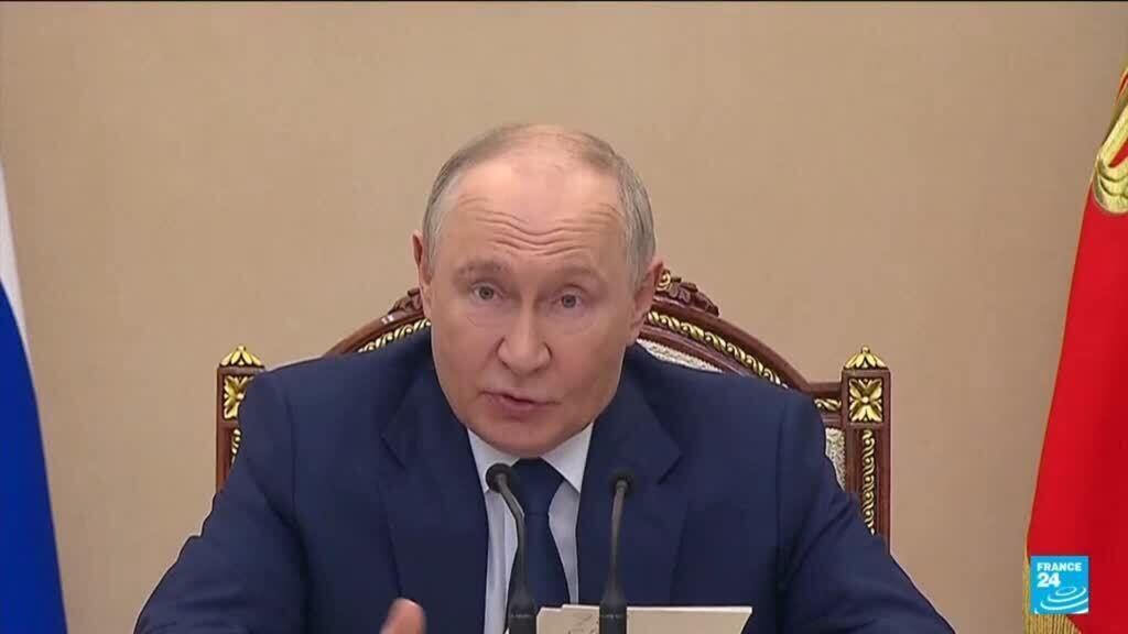 Video thumbnail for Putin says Europe is 'preparing for war'