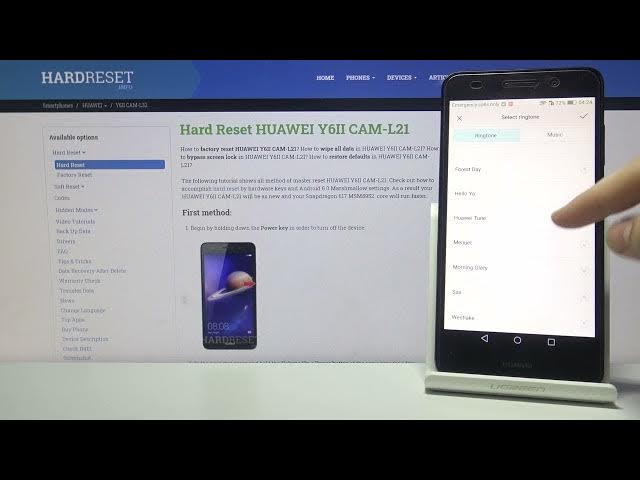 Video thumbnail for Listen to all Default Ringtones on HUAWEI Y6II - Ringtone List