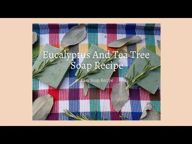 Video thumbnail for Eucalyptus and Tea Tree Soap Recipe