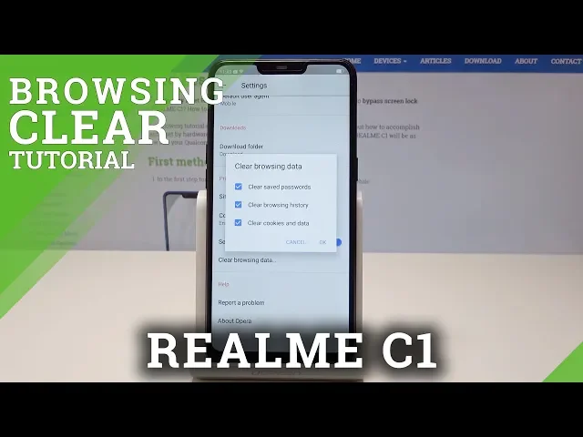 Video thumbnail for How to Delete History & Cookies in REALME C1 - Clear Browser Data