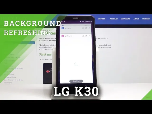 Video thumbnail for How to Turn Off All Running Apps in LG K30 – Optimize LG K30