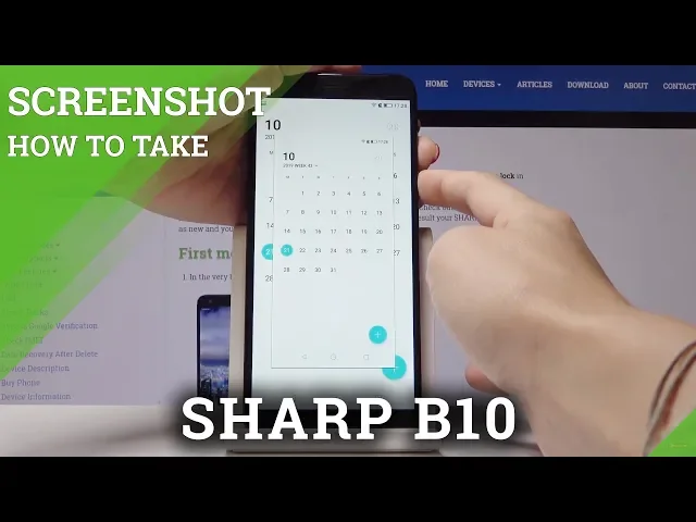 Video thumbnail for How to Take Screenshot in SHARP B10 - Capture Screen