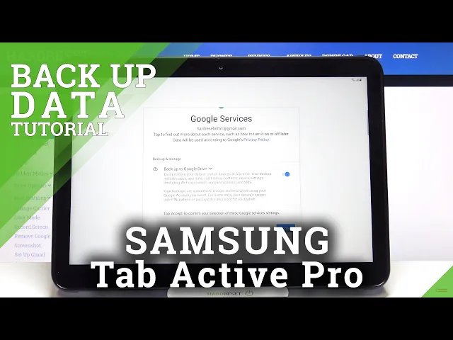 Video thumbnail for How to Enable Google Backup in SAMSUNG Galaxy Tab Active Pro – Back up Data