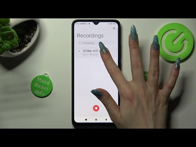 Video thumbnail for How to Record Sounds on Redmi 12C - Use Recorder