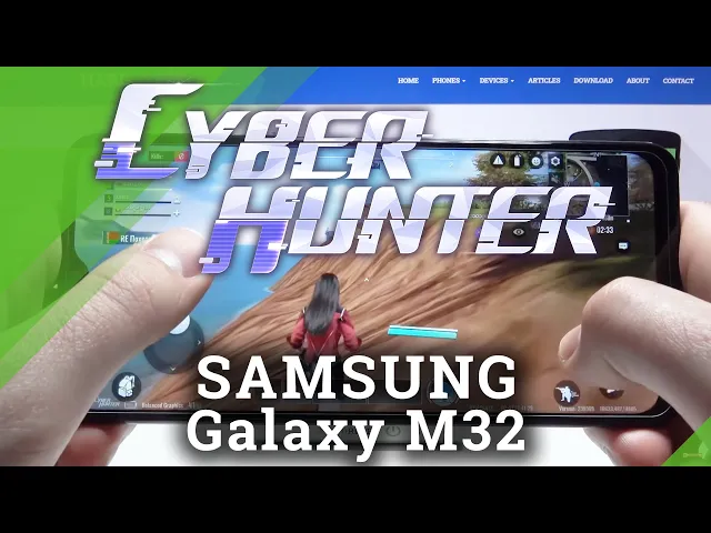 Video thumbnail for Gaming Quality Test on SAMSUNG Galaxy M32 - Cyber Hunter Gameplay