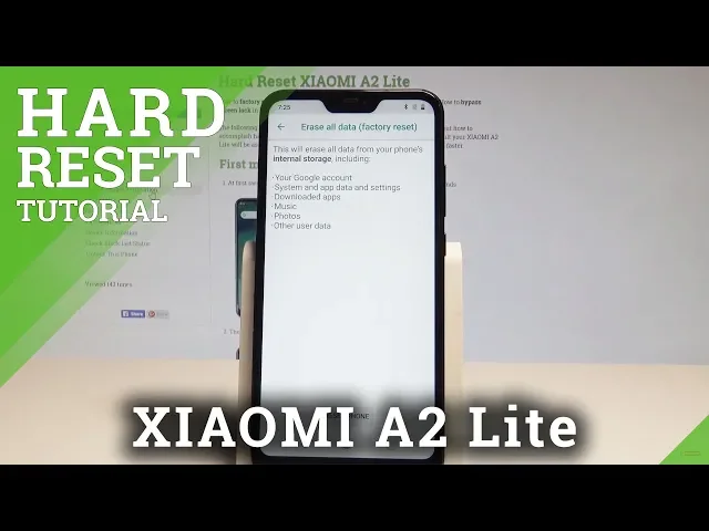 Video thumbnail for How to Hard Reset XIAOMI A2 Lite - Wipe Data / Erase Everything / Reset MIUI