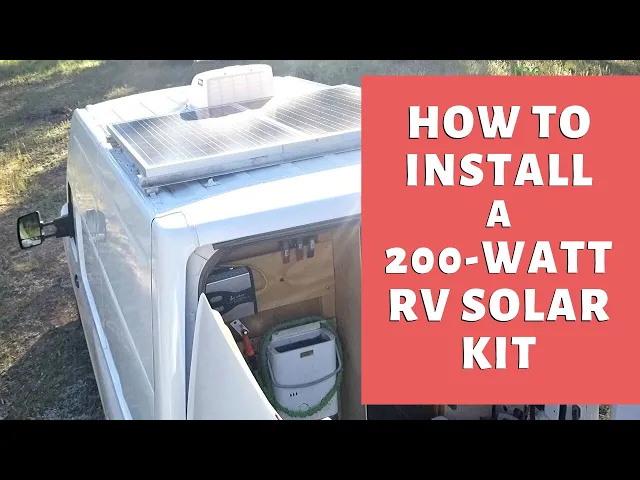 'Video thumbnail for How To Install An RV Solar Power Kit Yourself'