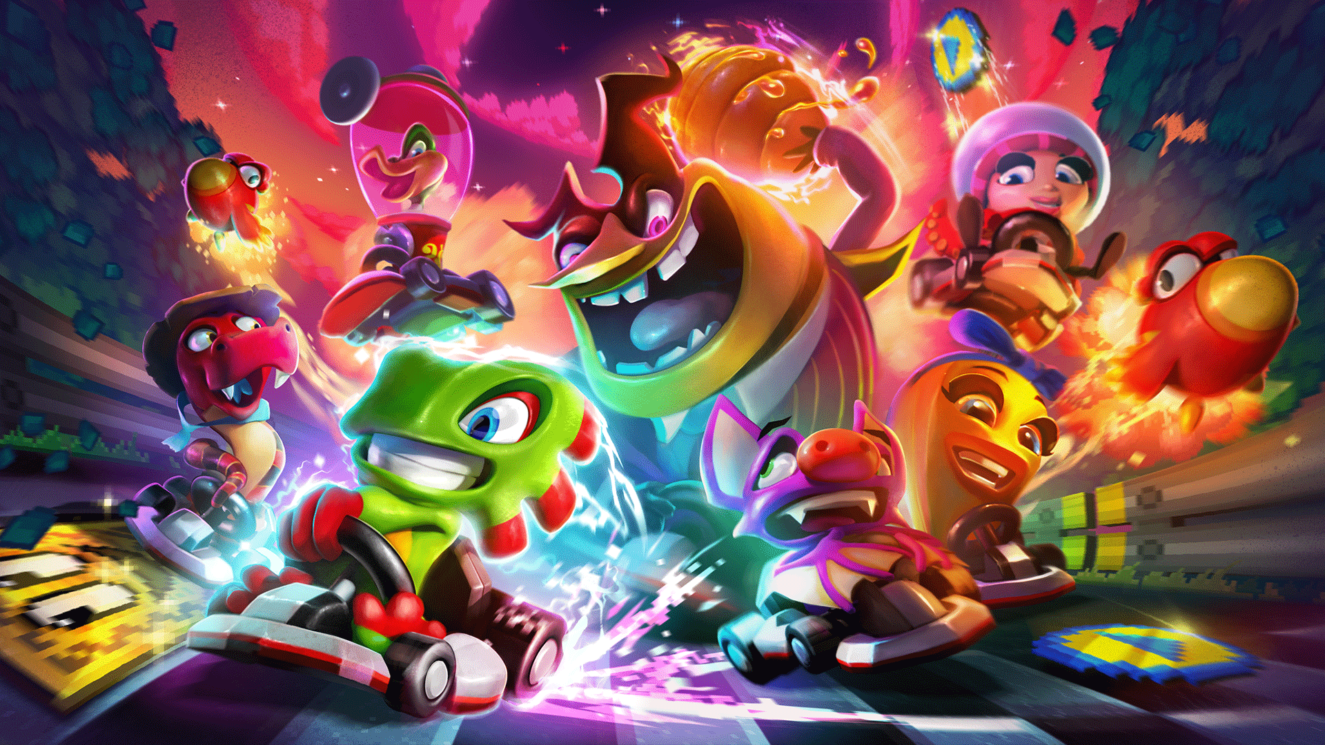 Video thumbnail for Super Yooka-Laylee Kart - Official Announcement Trailer | Day of the Devs 2026
