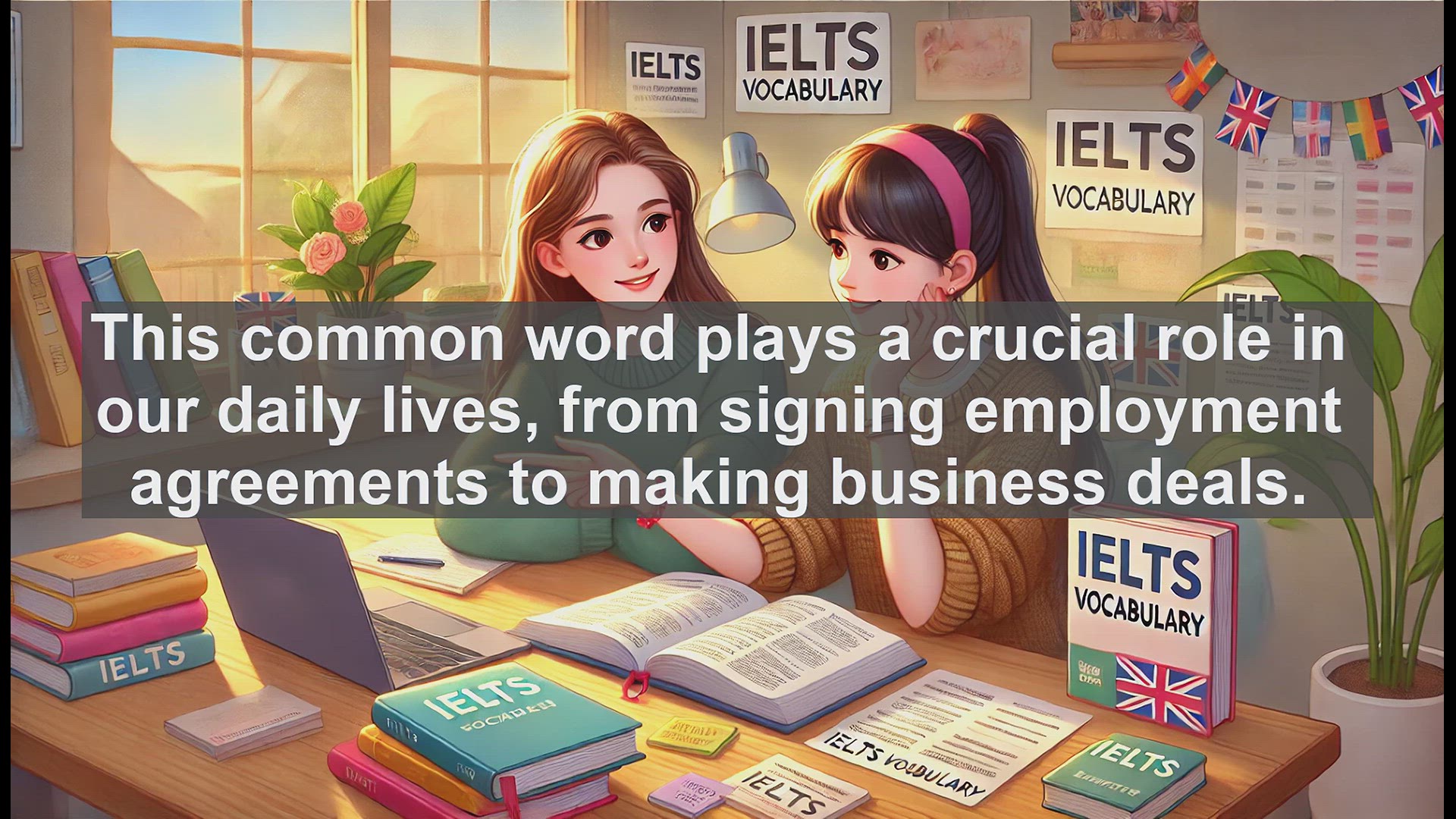 'Video thumbnail for 2500 Must Know IELTS 6.5 Vocabulary - Understanding 'Contract': Key Word for IELTS Success'