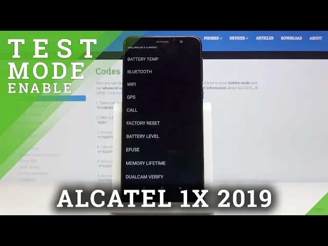 Video thumbnail for How to Enter Test Mode in ALCATEL 1X 2019 – Check Device
