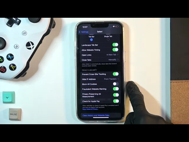 Video thumbnail for How to Block All Cookies in Safari on iPhone 13 Pro -  Manage Safari Settings