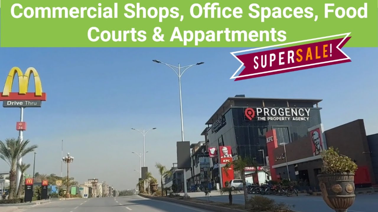 Video thumbnail for Commercial Shops, Office Spaces, Food Courts & Appartments For Sale