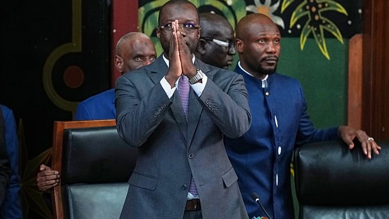Video thumbnail for Ousted Senegal PM Ousmane Sonko re-elected party chief amid crisis