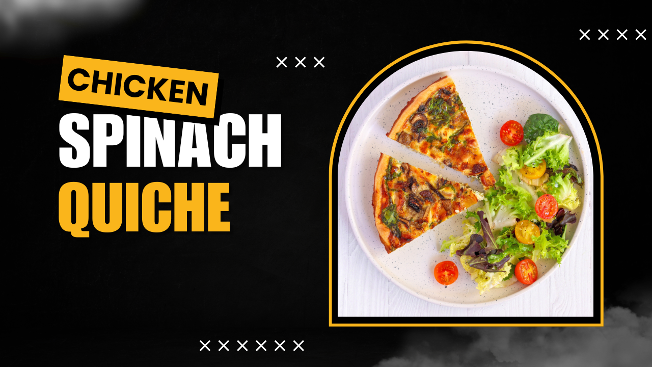 'Video thumbnail for Chicken and Spinach Quiche'