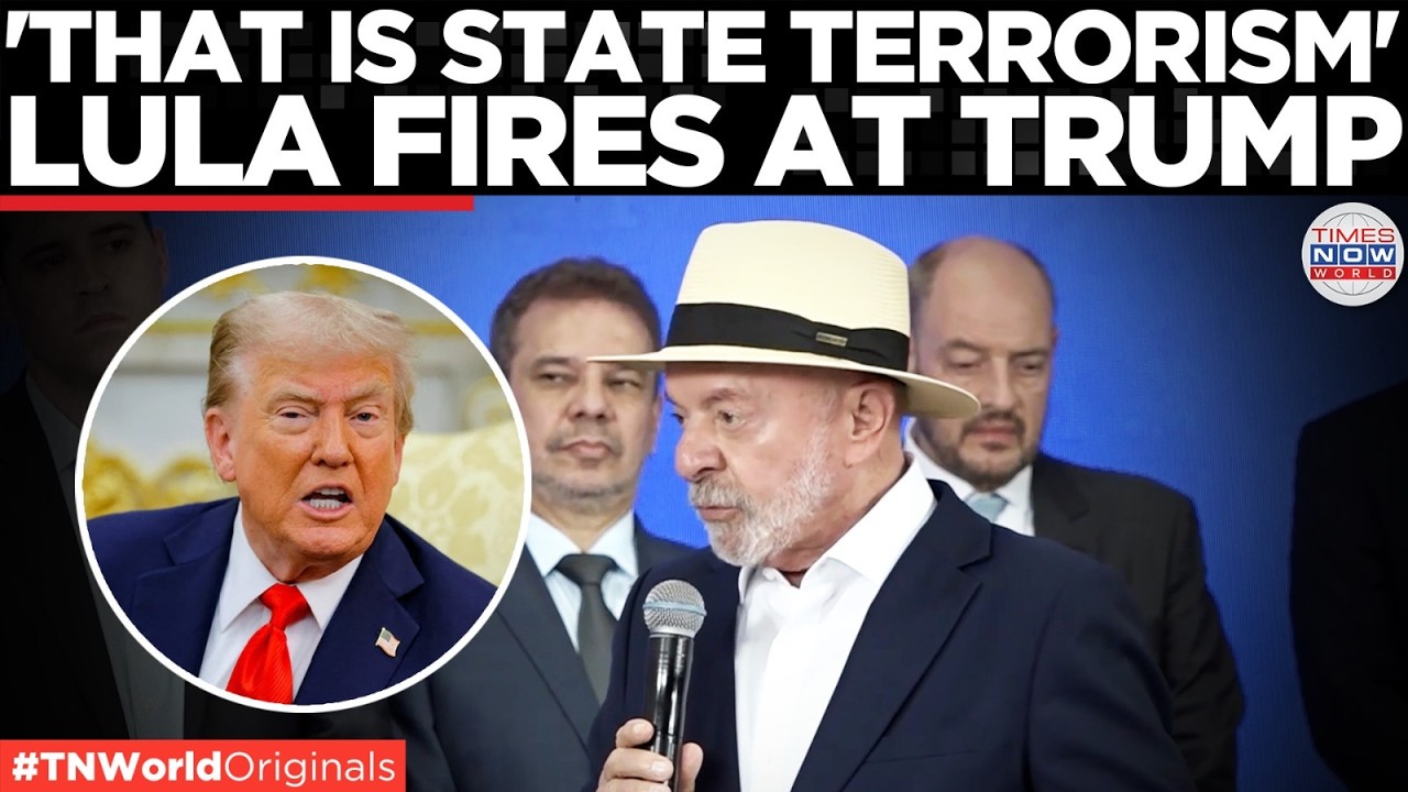 Video thumbnail for LULA CHALLENGES WASHINGTON: Trump's Terrorist Designation For Gangs CALLED Wrong Target Now!