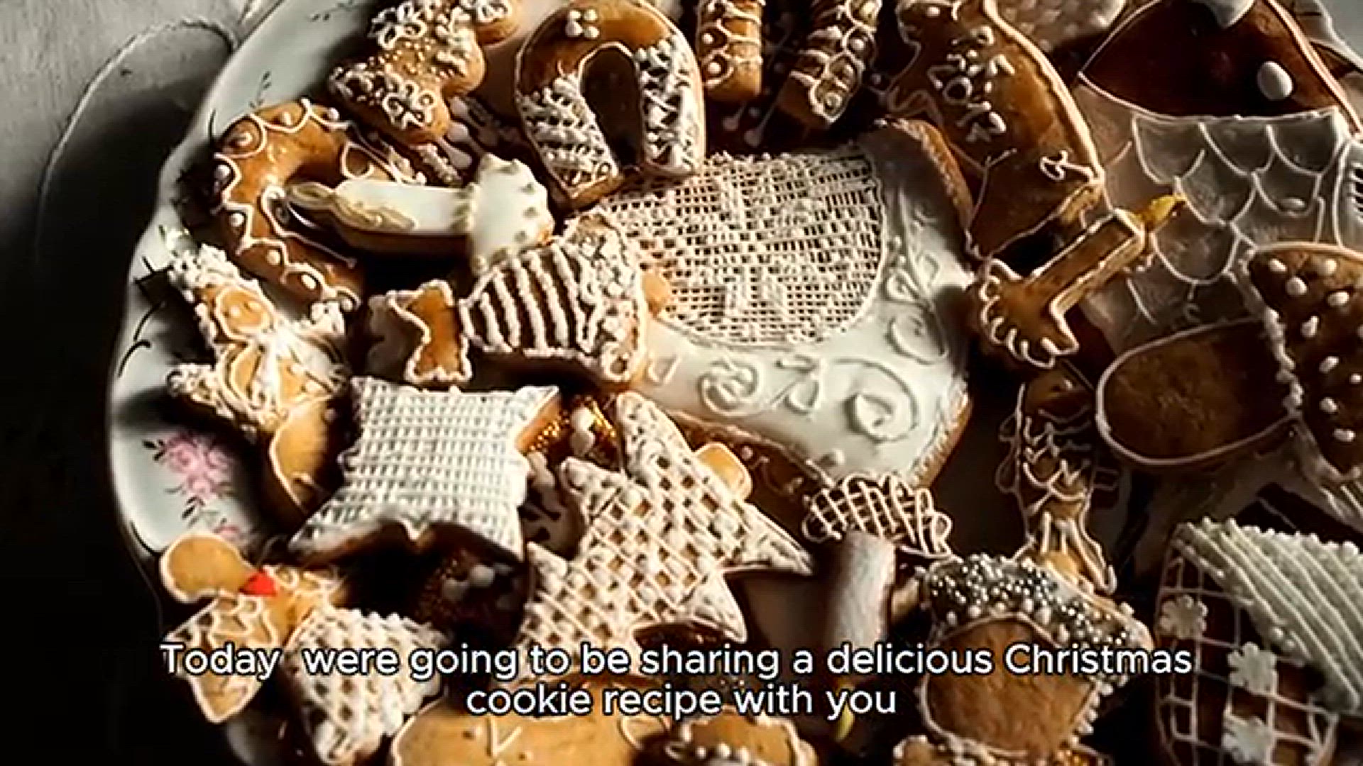 'Video thumbnail for Christmas cookie recipe'
