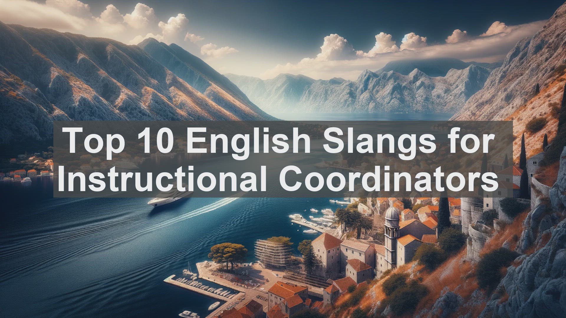 'Video thumbnail for Top 10 English Slangs for Instructional Coordinators'