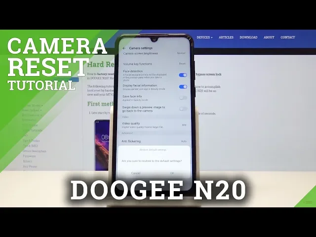 Video thumbnail for How to Reset Camera in DOOGEE N20 - Fix Camera Configuration