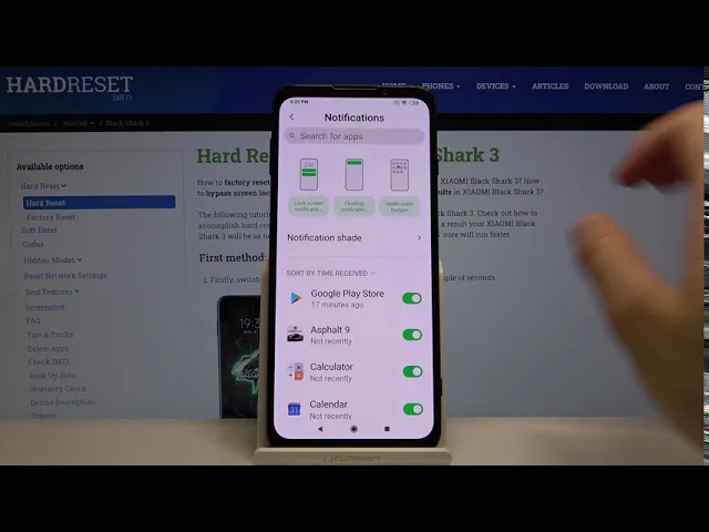 Video thumbnail for How to Enter Notification Settings in XIAOMI Black Shark 3 – Manage Notifications