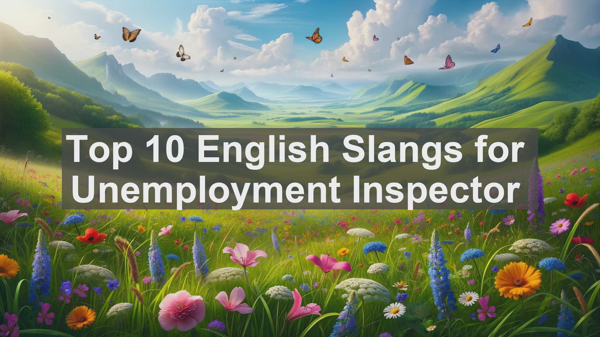 'Video thumbnail for Top 10 English Slangs for Unemployment Inspector'