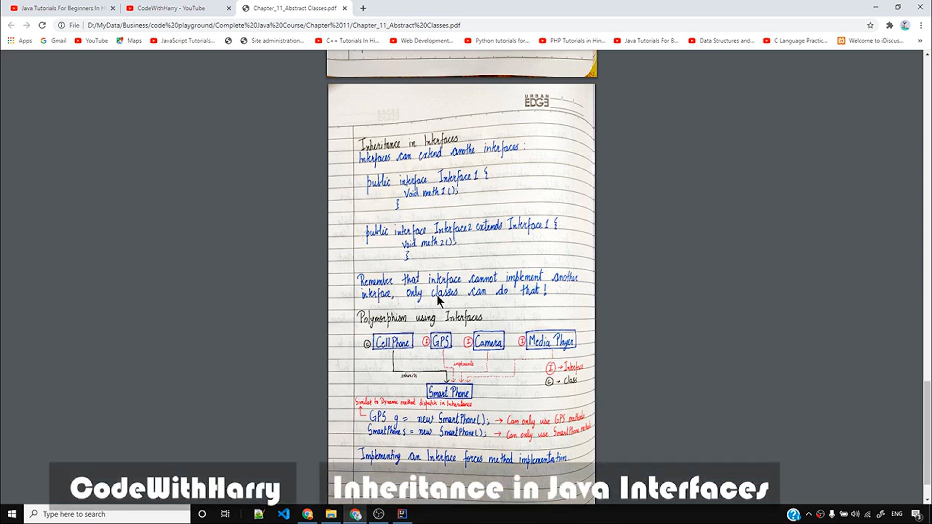 'Video thumbnail for Inheritance in Interfaces'
