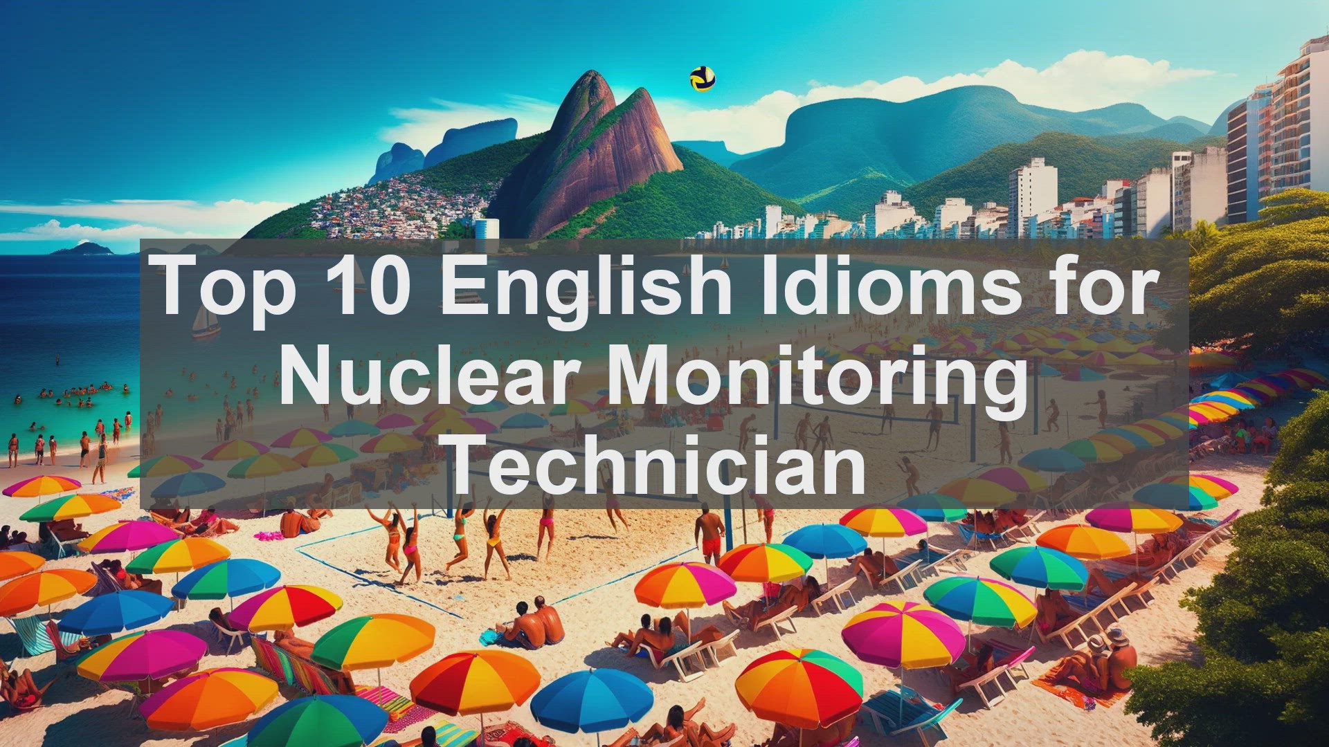 'Video thumbnail for Top 10 English Idioms for Nuclear Monitoring Technician'