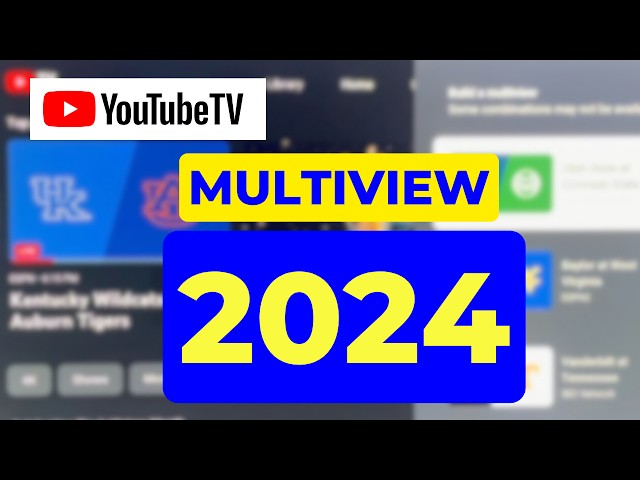 Video thumbnail for YouTube TV Adds New ‘Multiview Builder’ Feature: Here's How It Works!