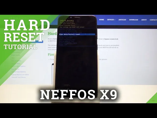 Video thumbnail for How to Remove Screen Lock in NEFFOS X9 - Hard Reset / Factory Reset