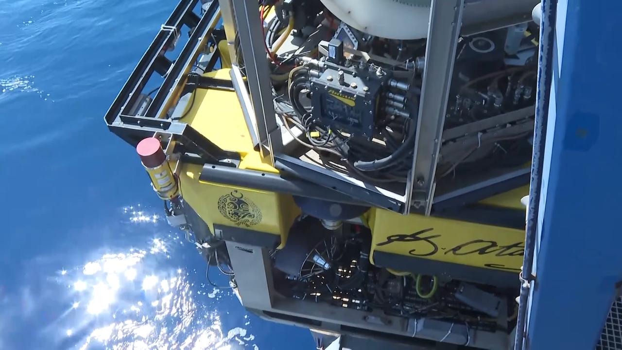 Video thumbnail for Norfolk Island: Anadolu captures deep-sea search for 16 missing from filo jet sunk off Girne, TRNC.