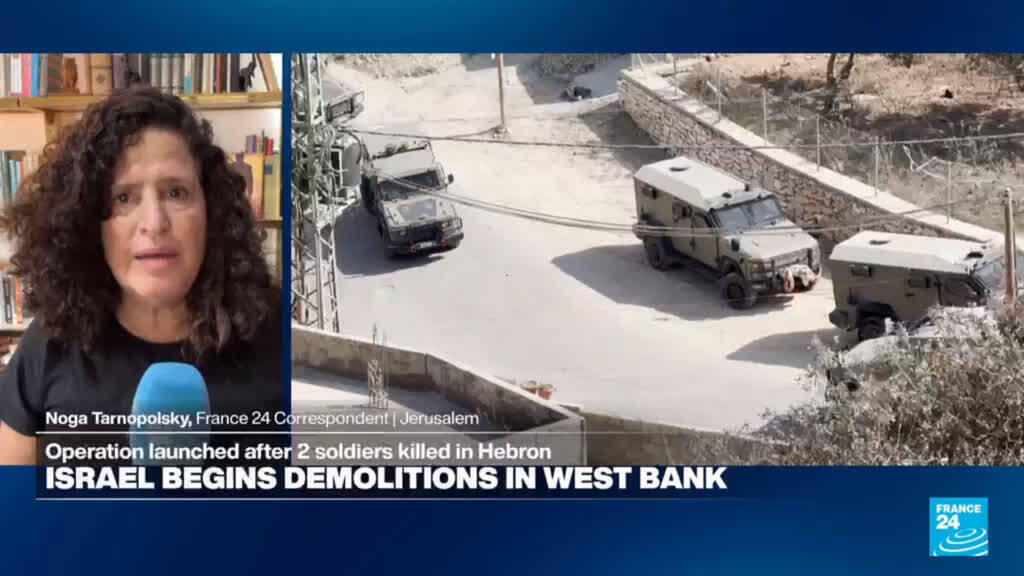 Video thumbnail for Israel begins demolitions in West Bank