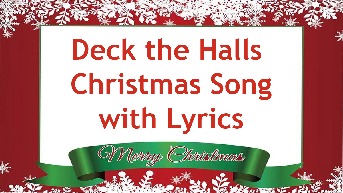 'Video thumbnail for Deck the Halls Christmas Song With Lyrics'