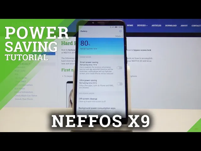 Video thumbnail for How to Activate Power Saving Mode in NEFFOS X9 - Extend Battery Life