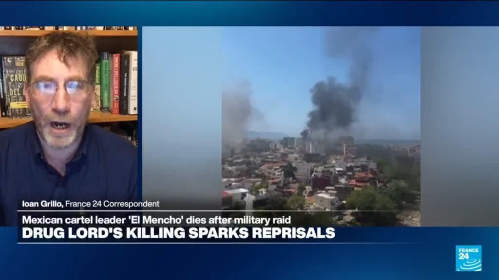 Video thumbnail for 'El Mencho' - a cartel boss who 'unleashed terror' on Mexico